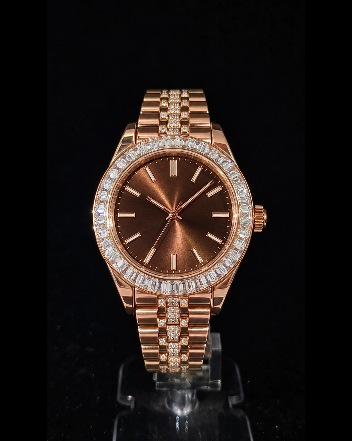 Classic Round Moissanite Watch – 04_baguette-rose-chocolate_image-1.png
